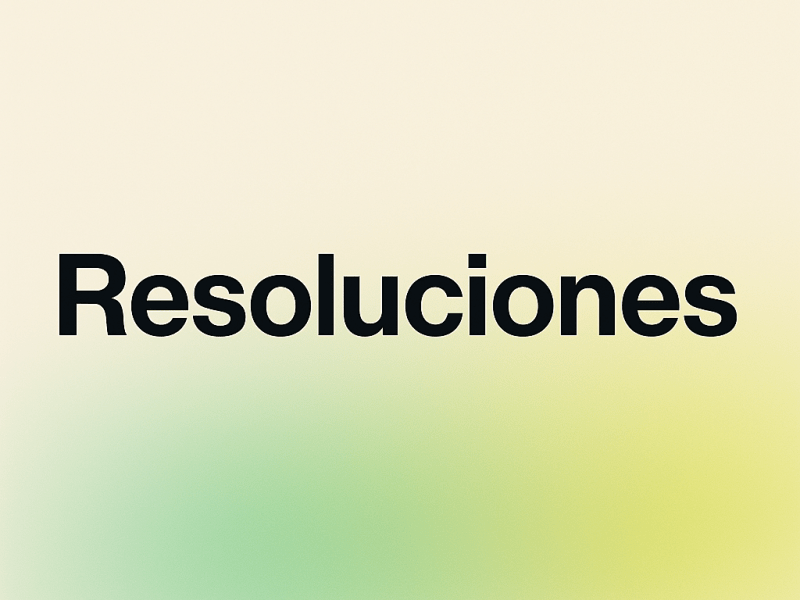 Resoluciones
