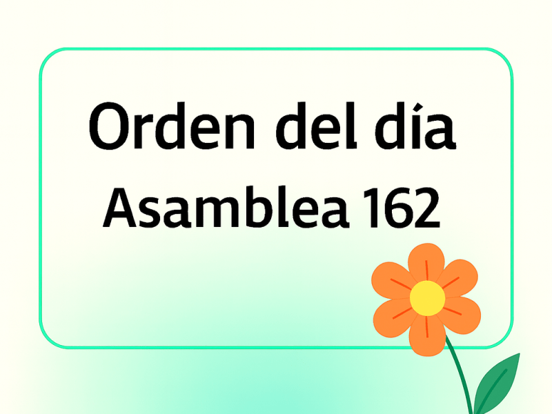 ORDEN DEL DIA