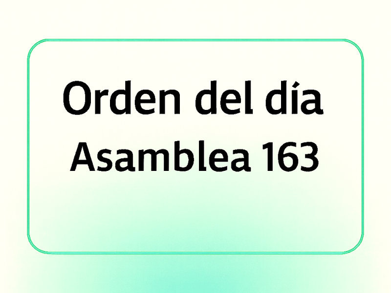 Orden del Día