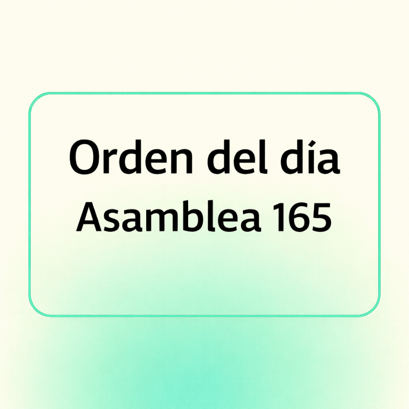 ORDEN DEL DIA ASAMBLEA MIÉRCOLES 17 DIC- 19 HS. CESAC 22 – FRAGATA SARMIENTO 2152 – LA&nbsp;PATERNAL