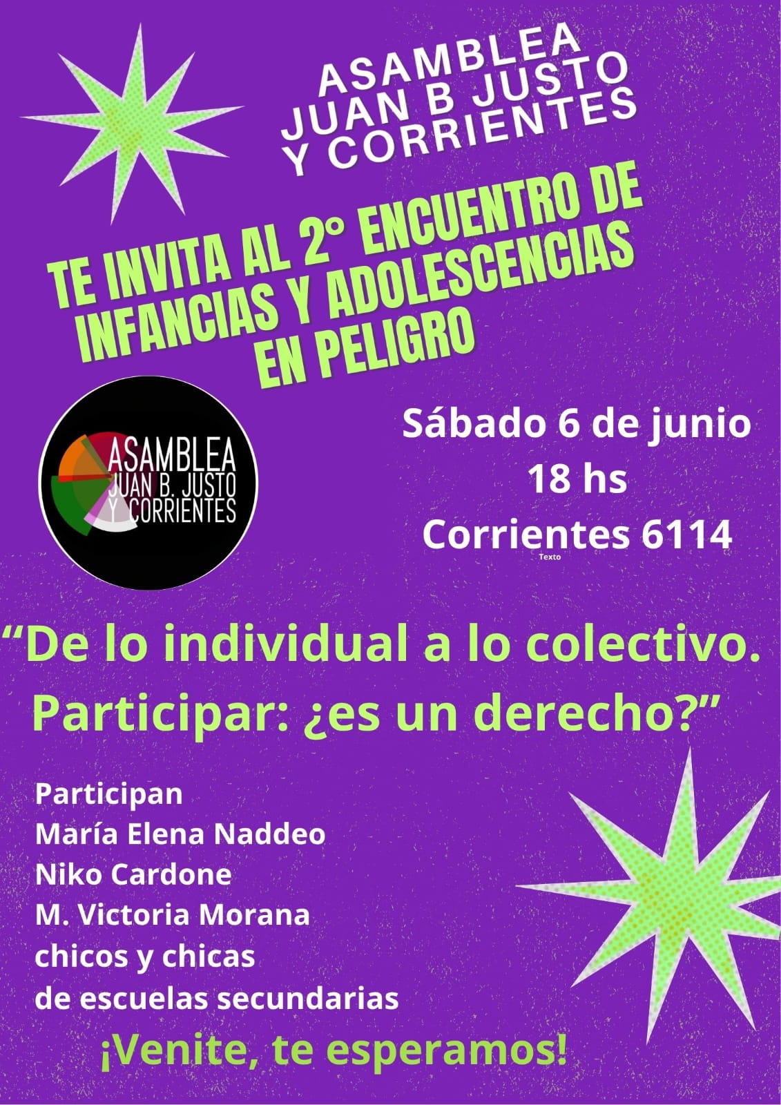 2° Encuentro “Infancias y Adolescencias en&nbsp;Peligro”