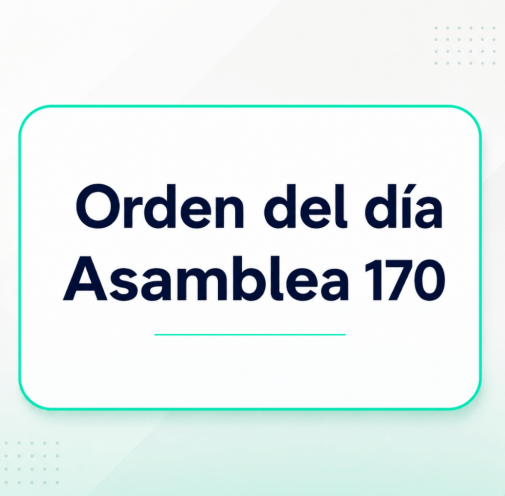 ORDEN DEL DIA ASAMBLEA&nbsp;170